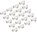 T-stuk PVC Buiskoppelingen 16mm - 3-Weg Tuin en Elektrische Slang Koppelingen 30 Stuks