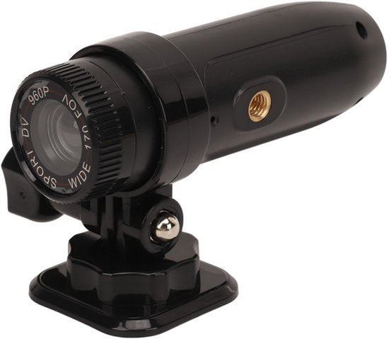 Motorhelmcamera 1080p HD, waterdicht, 450 mAh-batterij, loop-opname, 170° groothoek