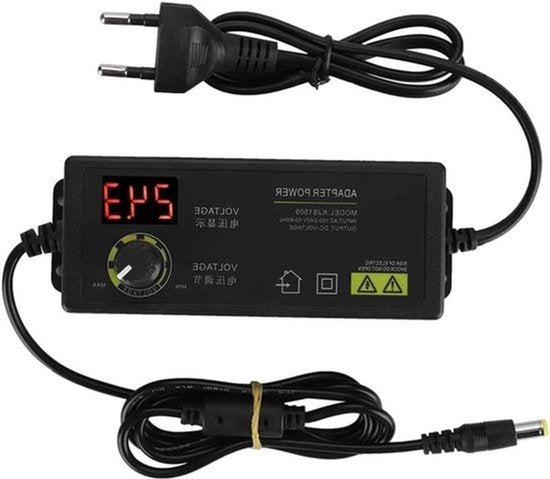 Instelbare voedingsadapter 3-36 V verstelbaar met breed bereik anti-interferentie 60 W 17 A AC DC voeding