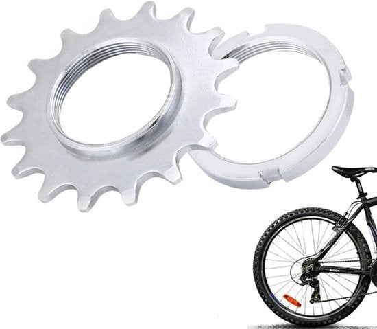 Single Speed COG, single speed freewheel 13/14/15/16 fiets freewheel stalen COG Fixed Gear tandwielen + Lock Ring
