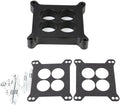 Carburateur spacer van fenolhars met 1 poort, verbetert het vermogen, past op Holley SB Chevy, Edelbrock, Barry Grant, duurzaam bakelietmateriaal