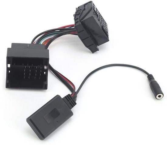 12Pin Bluetooth 5.0 AUX Audio Adapter met Microfoon 59.1in Kabel Geschikt voor Opel CD30 CDC40 CD70-Bluetooth Voor Astra Cd30
