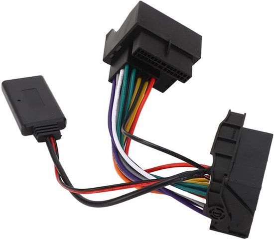 Bluetooth 5.0-adapter voor autoradio, draadloze AUX-kabel, compatibel met W169 W245 W203 W209 W164, 12-polige module