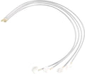 4PCS spuitbusverlengstuk 60cm met metalen spuitmondstuk verlengslang voor mannelijke spuitbussen 23 mm mondstuk 4mm klepstaal