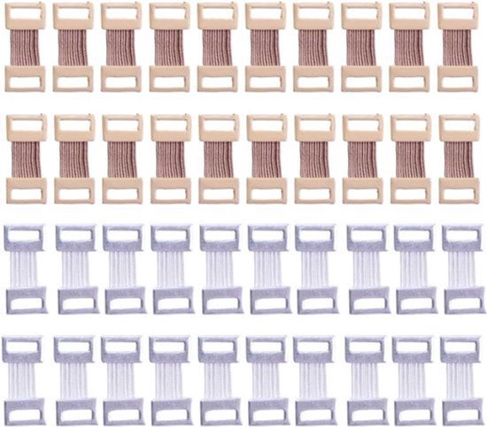 Elastische Aluminium Verbandclips - Rekbare Metalen Klemmen voor Verschillende Soorten Verbanden 40 Stuks Brons M
