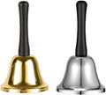 Kerstbel, 2 Stuks Handbel, Metalen Thee, Tafelbel voor Restaurant, Keuken, Hotel, Bruiloft, Kerstfeest
