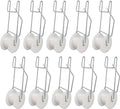 10 stuks tomatentrellis rolhaken met 15 m touw voor tomaten, planten, kas, bloemenranken, touw, gewastrellisset, plantenrolhaak