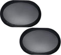 C53592 – 2 stuks netnetten voor luidspreker/behuizing/subwoofer – diameter 175 x 260 mm – kleur zwart – voor auto
