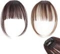 Pony haarstukje - 2 stuks - natuurlijk haar - extensions - clip met beugel - voor vrouwen - natuurlijke kleuren - bruin - zwart