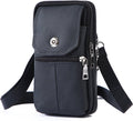 Riemtas - met Schouderband - Riemtasje Staand - Leer - Mannen - riemtas - Nektas - Tasje voor riem - Telefoontas Heren - Schoudertas Heren - Cadeau - 19*10*4cm - schoudertas - portemonnee - mobiele telefoonzakje - Tas