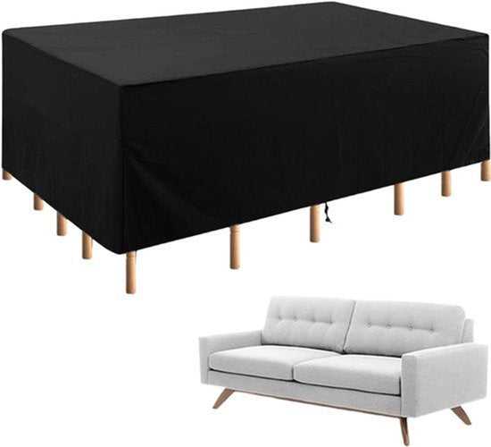 Waterdichte Afdekhoes Voor Tuinmeubelen - Beschermend - 1 stuk - Zwart - 420D Oxford - 200x165x80 cm