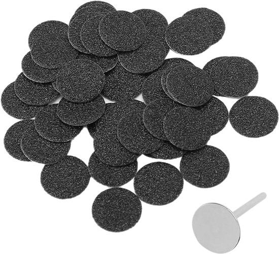 Schuurschijven - schuurpapier - voetschuurpapier - slijtvastheid - pedicure gereedschap - 50 stuks - goede duurzaamheid - eenvoudig te gebruiken voor thuis - Φ15 mm.