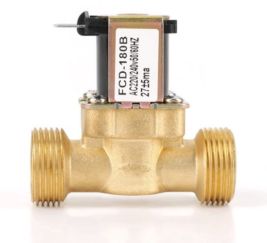 G3/4 Elektrische N/C 2 Weg Waterinlaatklep, Magnetronklep 230V 3 4 Inch Elektrische Klep 220V Agua Normaal Gesloten Druk Elektrische Solenoïde Klep AC 220V Fcd-180B