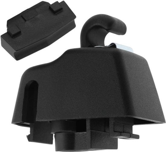 - Auto Zonnescherm Clip Haak Beugel - Compatibel met Audi Q7 - Compatibel met VW Touareg - 4L0859562 - 4L0859561 - Zonneklep - Zwart - Accessoire - Origineel Onderdeel