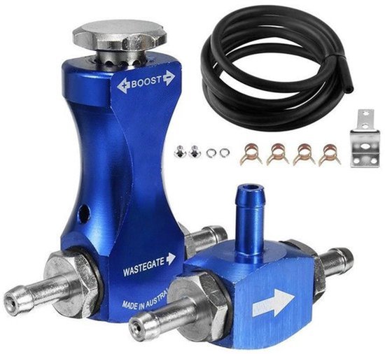 Handmatige turbo-boostregelaar Verstelbare turbo-tee-ontluchtingsklep voor de meeste turbobenzinemotoren