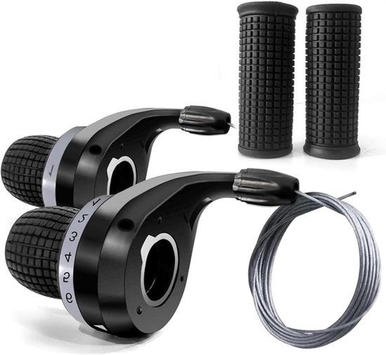 Fiets Shifter Twist Grip voor Mountainbike - Snelheid 3x6 - Schakelhendel - Mountain 18 Speed Schakeling