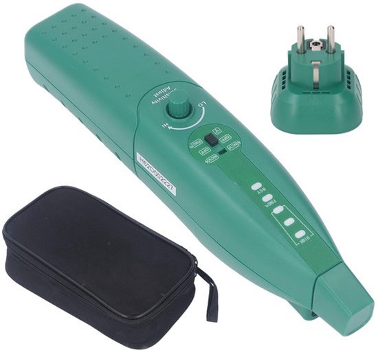 Stroomonderbreker Finder, Elektrische Tester met Stopcontact Tester en Geluid Licht Alarm, Stopcontact Tester Gereedschap Kit voor Stopcontact Reparatie en Stopcontact Tester