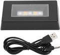 LED Display Base 7 Kleur Veranderende Licht Stand voor Kristallen Standbeelden Sieraden Glas Kunstwerk, Rechthoek LED Licht Basis voor 3D Kristallen Standbeelden Sieraden, LED Display
