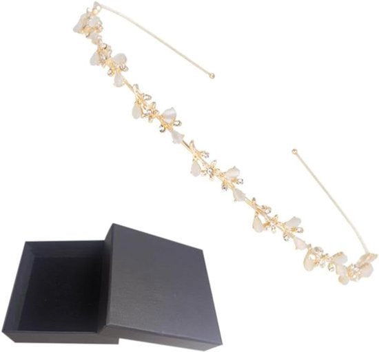 Diadeem voor meisjes met kroonmotief in goud of zilver, geschikt als feeënhoofdtooi, middeleeuwse hoofdtooi of bruidssieraad voor communie en vormsel