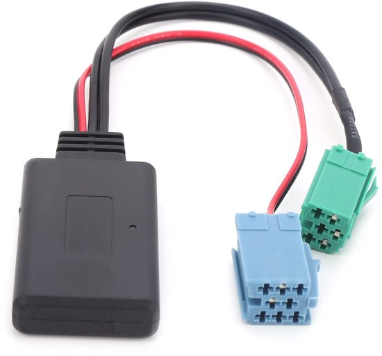 6 Pin en 8 Compacte Kabel Bluetooth 5.0 Adapter voor Car Audio - Geschikt voor Clio, Espace, Kangoo en Laguna