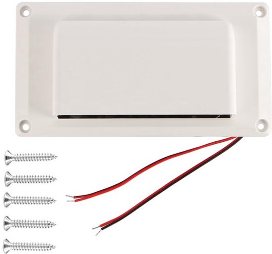12V Uitlaatventilator Zijluchtventilator 15W Caravan Zijventilator voor Caravans Campers Caravan Trailers Ventilator voor Ventilatie