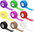 9 Rollen Zelfklevend Verband 2,5 cm x 4,5 m Hechtverband Cohesief Verband Elastisch Verband Hechtband Veterinaire Wikkel voor Polsen Vingers Tenen