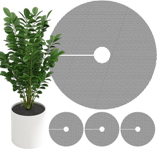 4x Plantenpotrooster 40 cm - Anti-Katten Bescherming & Bodembedekker voor Binnen en Buiten