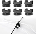 Magnetische kabelbinders zwart - Max. 8 kg trekkracht - 6 stuks - Kabelorganizer met magnetische sluiting