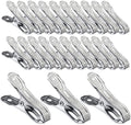 Roestvrijstalen tuinclips, 40 stuks kasfilmklemmen, sterke gripclips voor het vasthouden van plantenbedekking, netten voor kleding, handdoek (5 cm)