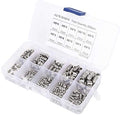 300 stks M3 M4 M5 M6 M8 Roestvrij Staal Bouten Set Inbusbout Inbusbout Assortiment Kit 304 Roestvrij Staal Stelschroef