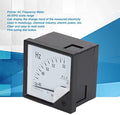 Wijzertype Frequentiemeter, AC 380V Vierkante Paneeldetector 45-55Hz, met ABS-behuizing, voor Industriële Besturingsapparaten