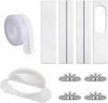 - Draagbaar airconditioningraamset - Universele koppeling - PVC-paneel - Raamafdichting - Ventilatieset - Verticaal en Horizontaal - Schuifraam - Uitlaatslang 13cm - Geschikt voor AC.