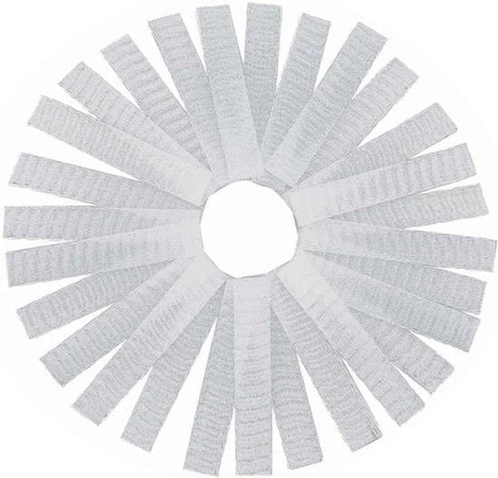 Hoofdbeschermende netten voor bloemen 12 cm - 100 stuks, roos bloem knop bescherming mesh cover voor bloemisten (transparant)