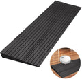Drempelplaat voor rolstoel, 100 x 5 x 1 cm, PVC, drempelplaat, antislip rolstoelplaat, overgangsprofiel, zelfklevend, oprit, drempel voor rolstoel, veerrobot