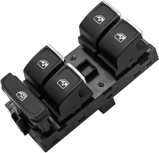 5G0959857 Elektrische Raamschakelaar Hoofdschakelaar Wit - Geschikt Voor Volkswagen Golf Mk7, Passat, Arteon, Leon