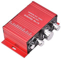 Allecto - Car HiFi Audio Stereo Amplifier - 2 Kanaals Digitale Audio Versterker - Aluminium - 20W Vermogen - Ideaal voor Auto - Compact Model