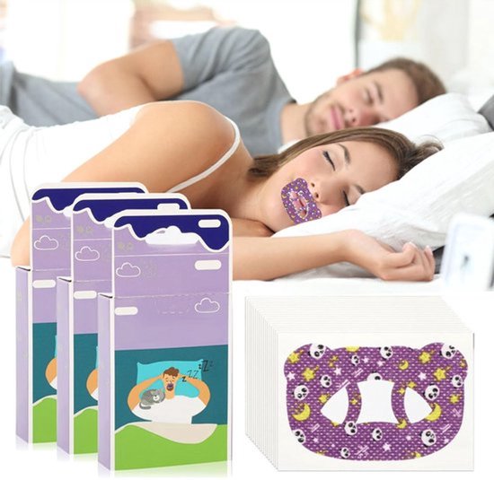 90 stuks mondbanden voor volwassenen voor het slapen, verbeterde slaap, snurken verlichting, zachte mondband voor betere neusademhaling, slaapstrips voor minder mondademhaling, mondtape voor het slapen