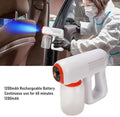 Handheld Sprayer Machine 1200mAh Oplaadbare Draadloze Witte Elektrische Kapper Spray-flessenpistool, na Scheerpistool, Nano Mist Atomizer Gun Fogger voor Tuin, Huis,