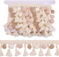 - Pom Pom Ball Fringe Trim Lint - Ambachten - Polyester - Naaien - Accessoires Set - DIY Thuis Feest - Gordijn Kleding Kussen Decoratie - Geschikt voor - Oude Kant - Weave Kwastje Ballen - Kwastje.
