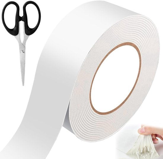 Waterdichte Afdichtingstape Butyl Wit - Sterke Zelfklevende Reparatie Tape voor Dak, Caravan en Leidingen (5 cm x 10 m)