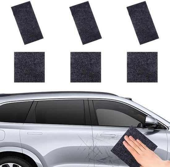 6 stuks Nano Sparkle Doek - Auto Krassen Verwijderen & Nano-Bescherming