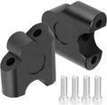 Stuurverhoger, 22mm Universele Stuur voor Motorfiets, Verhoger, Stuurklem Achterste Verplaatsingsmontage Adapter (Zwart)