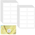 Verpakking van 50 Zelfklevende Textiel Labels, Naamstickers, Kleding, Waslabels, Zelfklevend voor Strijken, 15 x 30 mm, Naamlabels, Zelfklevende Naamlabels, Waterdichte Labels voor Kleding