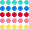 Decoratieve magneetset - Koelkast - 20 stuks - Kleurrijk - Magnetisch - Geschikt voor Koelkast en Magneetbord - Rond - Sterke magneten - Magnetisch bord accessoires - Kleurrijke magneten 20 stuks