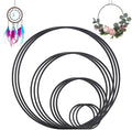 Verpakking van 12 Metalen Ringen voor Knutselen, Metalen Ring 20 cm + 15 cm + 10 cm + 5 cm, Decoratieve Ringen, Draad Ringen voor Knutselen, DIY