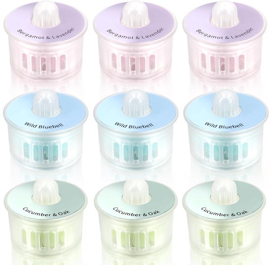 9pcs Fragrance Capsule Air Freshener For Ecovacs Deebot T9, MAX, Power, AIVI Parts