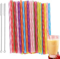 Kleurrijke Harde Plastic Drinkrietjes - Milieuvriendelijke Regenboog Rietjes - Herbruikbaar en inclusief Reinigingsborstels - Geschikt voor Feesten, Bruiloften en Verjaardagen - Set van 72 Stuks
