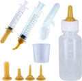 10-delige Set Kweekflessen voor Huisdieren - Babyfles Kit voor Honden en Katten - Voedingsspuit - Naald en Slang Kit - Reserve Mini - Knijpfles