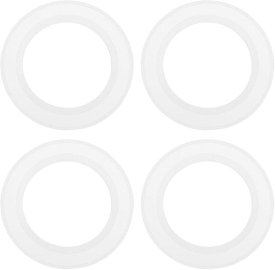 4 stuks Bad Wastafel Pop Up Plug Cap Washer Seal 43,5 x 28,5 mm Siliconen Ring Gasket Afvoerput Seal Geschikt voor Wastafelpluggen en Afval