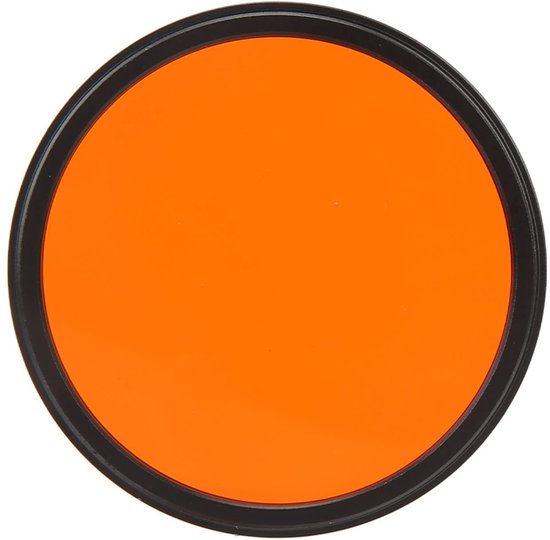 Slim Filter 52mm - Lens Filter - Optical Glass - Digitale Camera - Video Vlog - Portret Fotografie - Oranje